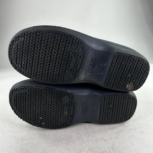 Crocs Neria Pro Clogs Women’s US 9 Black Dual Comfort Slip On Clog Shoes - Picture 7 of 10